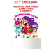 Cake Topper Abby – Happy Birthday Cardstock Decoration for Kids Party