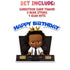 Afro Baby Cake Topper – Black Boss Birthday Cake Decoration