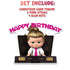 Girl Cake Topper Boss – Pink Happy Birthday Cake Decoration