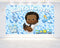Afro Baby Shower Boss Backdrop - 5x3 FT and 7x5 FT Party Decoration