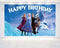 Birthday Backdrop Elsa - 5x3 FT and 7x5 FT, Anna Elsa Olaf Party Background