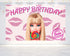 Birthday Backdrop Barbe - 5x3 FT and 7x5 FT Glamorous Party Decoration