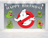 Birthday Backdrop Ghost Banner - 5x3 FT and 7x5 FT, Waterproof Ghostbusters Party Background