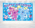 Birthday Backdrop Blue Dog - 5x3 ft & 7x5 ft - Party Decoration