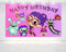 Wall Backdrop Abby - 5x3 FT and 7x5 FT for Birthday and Party Celebrations