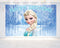 Birthday Backdrop Elsa - 5x3 FT and 7x5 FT, Princess Elsa Party Background