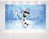 Birthday Backdrop Olaf - 5x3 FT and 7x5 FT, Olaf Snowman Party Background