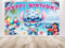 Birthday Party Backdrop Stitch – Happy Birthday Banner for Kids