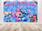 Pink Birthday Backdrop Stitch – Hawaiian Beach Party Banner 5x3 ft & 7x5 ft