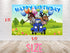 Birthday Backdrop Little Blue Truck - 5x3 ft and 7x5 ft Farm Theme Party Decoration