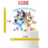 Cake Topper Blue Dog – Happy Birthday Decoration with Characters – Blue Dog and Bingo Party Cake Pick for Kids
