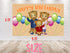 Family Birthday Backdrop Banner Little Tiger , 5x3 FT and 7x5 FT, Kids Birthday Decoration