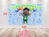 Cody Afro Birthday Backdrop Baby Melon – 5x3 and 7x5 FT Party Banner, Cody Baby Melon Decoration