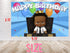 Afro Cartoon Boss Birthday Backdrop - 5x3 FT and 7x5 FT Party Decoration