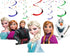Hanging Swirls Decorations Elsa - 10 Pcs Elsa Anna Olaf Ceiling Swirls, Frozen Party Hanging Streamers
