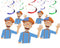 Hanging Swirl Decorations Blipo – 10 Pack Ceiling Party Swirls, Kids Birthday Cartoon Decorations