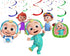Hanging Swirls Baby Melon - 10 PCS Ceiling Decorations, JJ Party Streamers Set