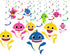 Hanging Swirls Kids Shark – 10 Pcs Kids Shark Ceiling Swirls Decorations