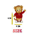 Hanging Swirl Decorations Little Tiger – 10 Pack Ceiling Swirls with Characters, Little Tiger Birthday