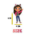 Swirl Decorations Gabby - Hanging Ceiling Streamers with Characters, Birthday Party Swirls for Girls