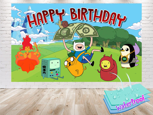 Party Backdrop Adventure - 5x3 FT and 7x5 FT for Birthdays and Celebrations