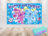 Birthday Backdrop Blue Dog - 5x3 ft & 7x5 ft - Party Decoration