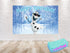 Birthday Backdrop Olaf - 5x3 FT and 7x5 FT, Olaf Snowman Party Background