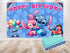 Pink Birthday Backdrop Stitch – Hawaiian Beach Party Banner 5x3 ft & 7x5 ft