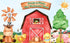 Peek-a-Moo! Farm Baby Shower and Birthday Backdrop 5x3 FT - Cute Farm Animals Party