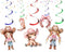 10 Pcs Pink Cowgirl Party Streamers/Swirls - Perfect for Rustic Chic Baby Showers & Birthday Celebrations