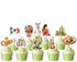 Mexico-Themed Cupcake Toppers - Set of 10 | Fiesta Party Decorations | Mexican Culture Toppers