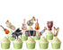 Music-Themed Cupcake Toppers - Set of 10 | Musical Instrument Party Decorations | Music Lovers Toppers